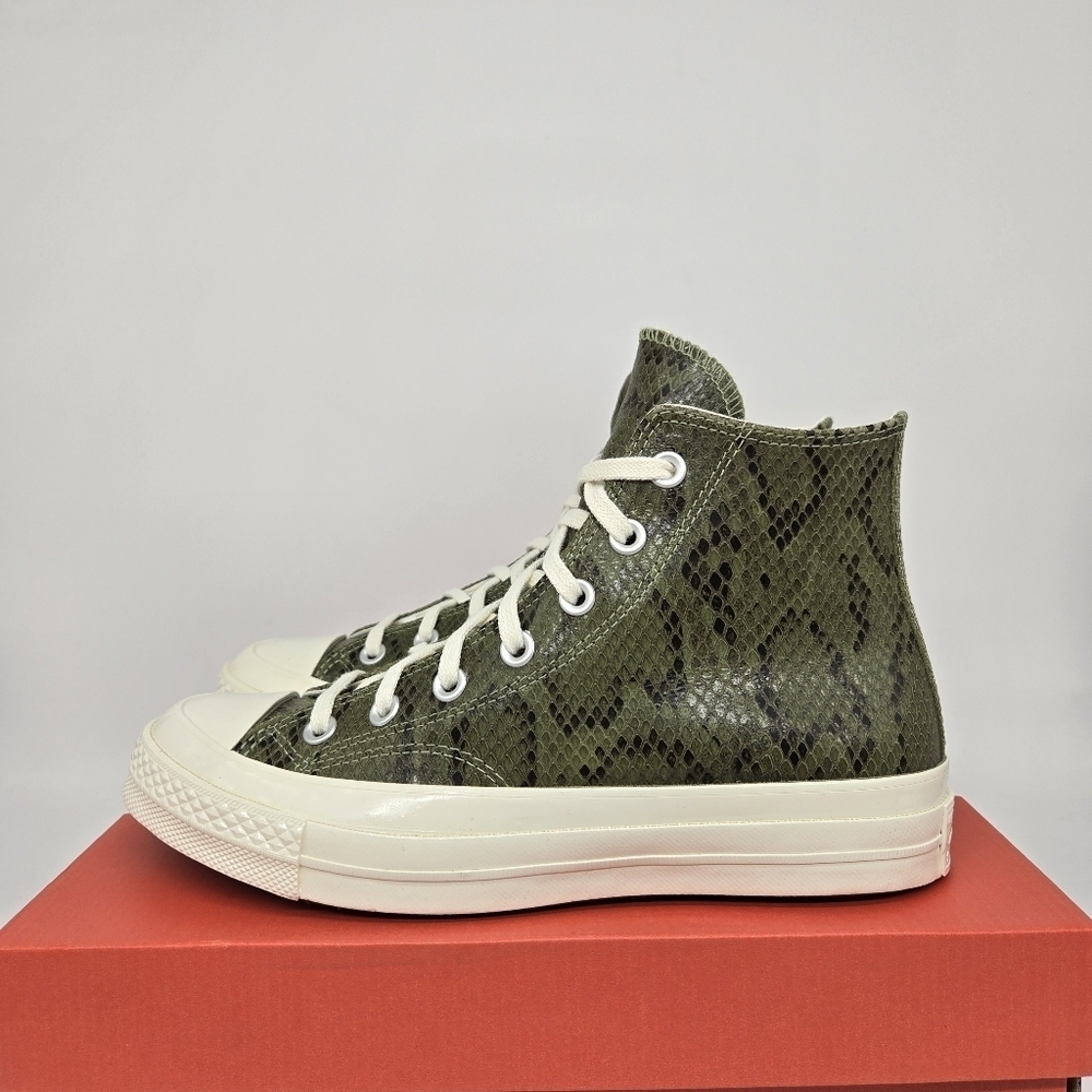 New Converse Chuck 70 Snakeskin Print Light Field Surplus Women's Shoes Size 6.5